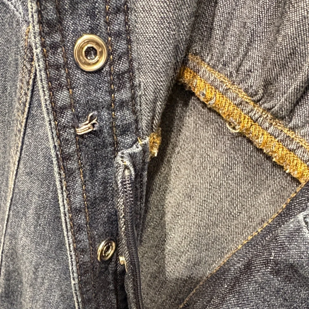 NWOT Veronica Beard Keston Casual Dark Blue Denim Shirt Dress 10 / 8 - Picture 7 of 13